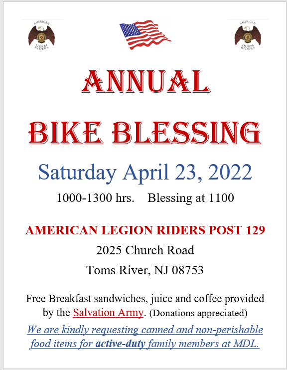 Annual Bike Blessing » Laws 4 Hogs